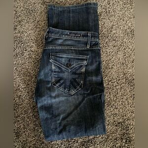 Vigoss Jeans Size 13 Stretch Blue Jeans Flap Pocket Denim Jeans Juniors